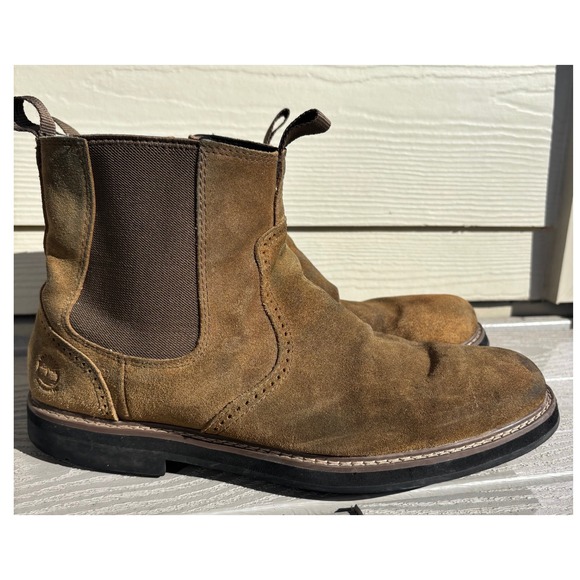 Timberland Men's Squall Canyon Brown Suede Leather Chelsea Ankle Boots Size 10.5 - Picture 1 of 10